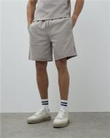River Island Mens Jersey Shorts Beige Regular Fit Drawstring MCMXII Bottoms - S Regular