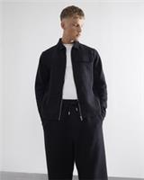 River Island Mens Smart Overshirt Black Long Sleeve Textured Outerwear Top - S Regular