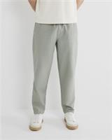 River Island Mens Trousers Grey Pull On Tapered Fit Drawstring Pants Bottoms - Large / Regular Regular