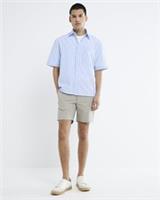 River Island Mens Chino Shorts Beige Skinny Fit Slip Pockets Stretch Bottoms - 36 Regular