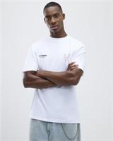 River Island Mens T-Shirt White Regular Fit La Ice Cream Crew Neck Tee Top - L Regular