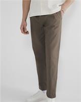 River Island Mens Trousers Brown Pull On Tapered Fit Drawstring Pants Bottoms - Small / Long Regular