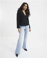 River Island Womens Bootcut Jeans Petite Blue Mid Rise Trousers Pants Bottoms - 8 Extra Short Petites