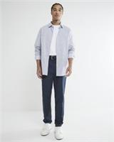 River Island Mens Chino Trousers Navy Slim Fit Smart Zip & Button Pants Bottoms  28 Regular Regular