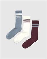 River Island Mens 3 Pack Socks Multi Colour Essentialism Graphic Accessories
