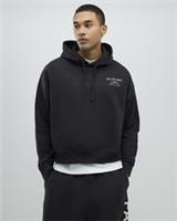 River Island Mens Hoodie Black Oversized Fit Palais Dept Long Sleeve Hooded Top - M Regular