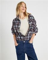 River Island Mens Shirt Blue Regular Fit Saint Palais Check Collared Button Top - S Regular