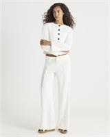 River Island Womens Top & Trousers Lounge Set 2 Piece Cream Loungewear - S Regular