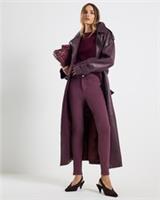 River Island Womens Skinny Jeans Purple Button Zip Trousers Pants Bottoms - 6 Regular Regular