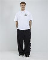 River Island Mens T-Shirt White Oversized Fit Montpellier Crew Neck Tee Top - M Regular