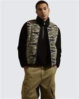River Island Mens Gilet Black Regular Fit Fleece Camouflage Sleeveless Top - S Regular