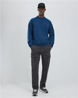 River Island Mens Sweatshirt Blue Regular Fit Luminus Crew Neck Long Sleeve Top - L Regular