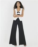 River Island Womens Jumpsuit Black Sleeveless Bow Hybrid Scoop Neck Outfit - S Regular