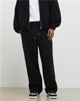 River Island Mens Joggers Black Sanctuaire Club Wide Fit Trousers Pants Bottoms - L Regular