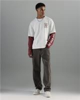 River Island Mens Loose Fit Jeans Brown Denim Button Zip Trousers Pants Bottoms - 36 Regular Regular