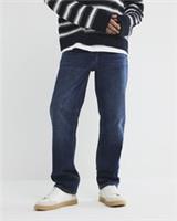 River Island Mens Straight Leg Jeans Blue Denim Trousers Pants Bottoms - 30 Regular Regular