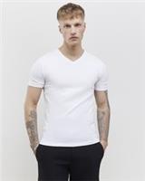 River Island Mens T-Shirt Multi 2 Pack Muscle Fit V-Neck Short Sleeve Tee Top - XL Regular