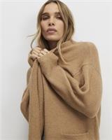 River Island Womens Cardigan Brown Long Sleeve Cosy Maxi Length Jumper Top - S Regular