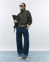 River Island Womens Bomber Jacket Brown Funnel Neck Button Outerwear Top - 14 Regular