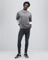 River Island Mens Skinny Jeans Black Spray On Denim Trousers Pants Bottoms - 32 Regular Regular