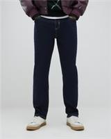 River Island Mens Straight Leg Jeans Blue Denim Fabric Trousers Pants Bottoms - 28 Short Regular