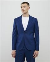 River Island Mens Suit Jacket Blue Slim Fit Single Breasted Outerwear Top - 42 Regular Regular