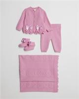River Island Baby Girls Cardigan & Leggings Set Pink Gift 4 Piece Long Sleeve