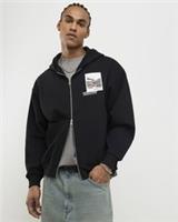 River Island Mens Hoodie Black Oversized Fit Autre Studios Hooded Sweatshirt Top - S Regular