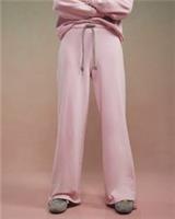 River Island Womens Joggers Pink Year Zero Embellished Cord Trousers Pants - XL Regular