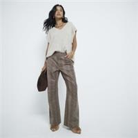 River Island Womens Straight Jeans Petite Snakeskin Relaxed Trousers Pants - 8 Extra Short Petites