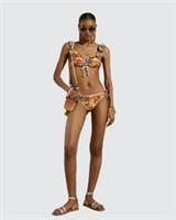 River Island Womens Bikini Top Yellow Del Maar Frilled Cami Swimwear Beachwear - 20 Regular