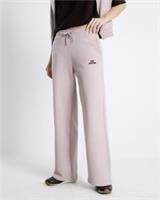 River Island Womens Joggers Pink RVR Edition Wide Leg Drawstring Pants Bottoms - L Regular
