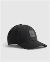 River Island Mens Cap Black RXR Rubberised Badge Curved Peak Brim Hat Accessory