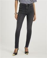River Island Womens Skinny Jeans Black Mid Rise Trousers Pants Bottoms - 12 Regular Regular