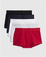 River Island Mens Trunks Red RI Waistband 5 Pack Trunks Underwear Bottoms - S Regular