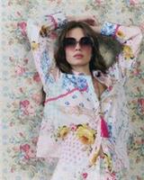 River Island Womens Shirt Cream Floral Patchwork Print Cotton Long Sleeves Top - S Regular