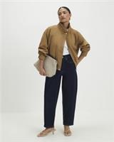 River Island Womens Barrel Leg Jeans Petite Blue Mid Rise Trousers Pants Bottoms - 10 Extra Short Petites