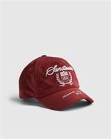 River Island Mens USA Cap Red Sanctuaire Embroidered Graphic Hat Accessory