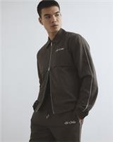 River Island Mens Jacket Brown Regular Fit Puppytooth Graphic Outerwear Top - M Regular