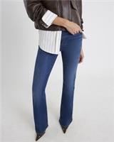 River Island Womens Bootcut Jeans Blue Mid Rise Trousers Pants Bottoms - 8 Regular Regular