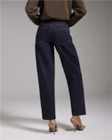 River Island Womens Barrel Leg Jeans Blue Button Zip Trousers Pants Bottoms - 12 Regular Regular