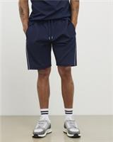 River Island Mens Shorts Navy Slim Fit Textured Tipped Elasticated Bottoms - M Regular