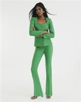 River Island Womens Skinny Trousers Green Elasticated Waist Pants Bottoms - 8 Regular