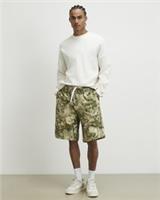 River Island Mens Shorts Green Camouflage Floral Drawstring Waist Pockets - M Regular