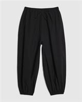 River Island Girls Balloon Leg Trousers Black Tie Elasticated Waist Bottoms