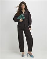 River Island Womens Tapered Trousers Brown High Waisted Casual Pants Bottoms - 8 Regular