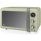 Swan SM22030GN 800W 20L Digital Solo Microwave - Green