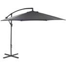 Charles Bentley 3m Parasol (base not included) - Grey