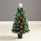 3ft Robert Dyas Westbury Fibre Optic Christmas Tree