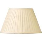 Village At Home 20 Knife Pleated Drum Lampshade - French Cream